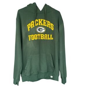 Fanatics Mens NFL Green Bay Packers Hoodie Large Sweatshirt Football Sports Logo